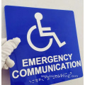 Ada Small Braille Sign With Raised Tactile Graphics